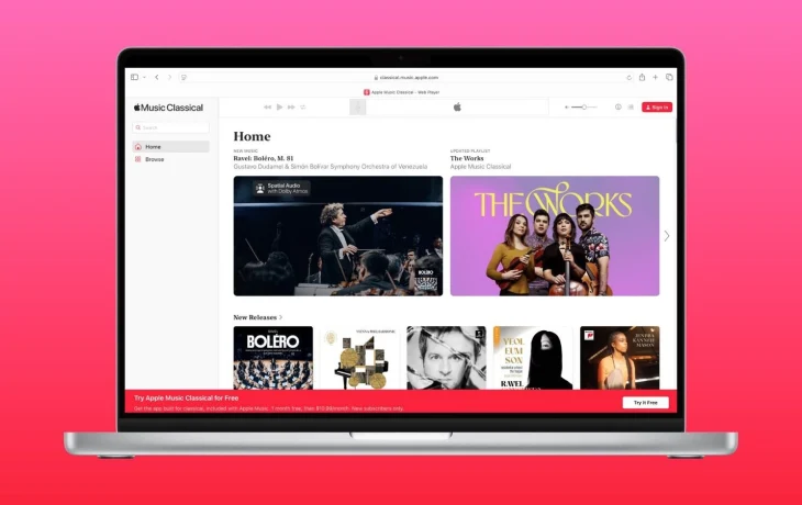 Сервис Apple Music Classical получил веб-версию Сервис Apple Music Classical получил веб-версию